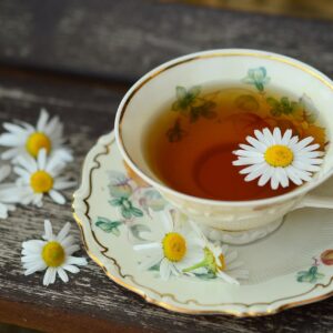 “I put some pretzels in a cup and said, ‘What are the pretzels doing in my tea?'”