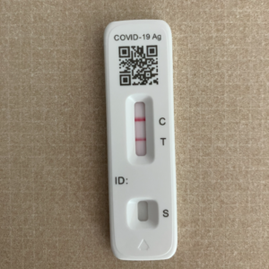 “After almost four years, I finally tested positive for covid.”