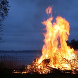 “As my dad said that, like literally a second later, the gasoline, like, tub that he was holding like, blew up!”