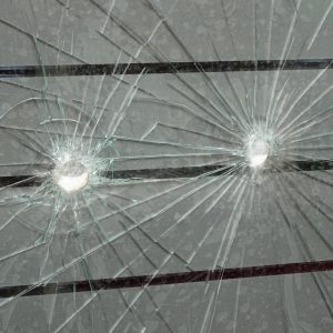 “There is a bullet hole in that window.”