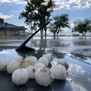 “It felt like the hail was ripping my car to shreds.”