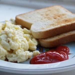 “I would definitely choose the sugar on the eggs”